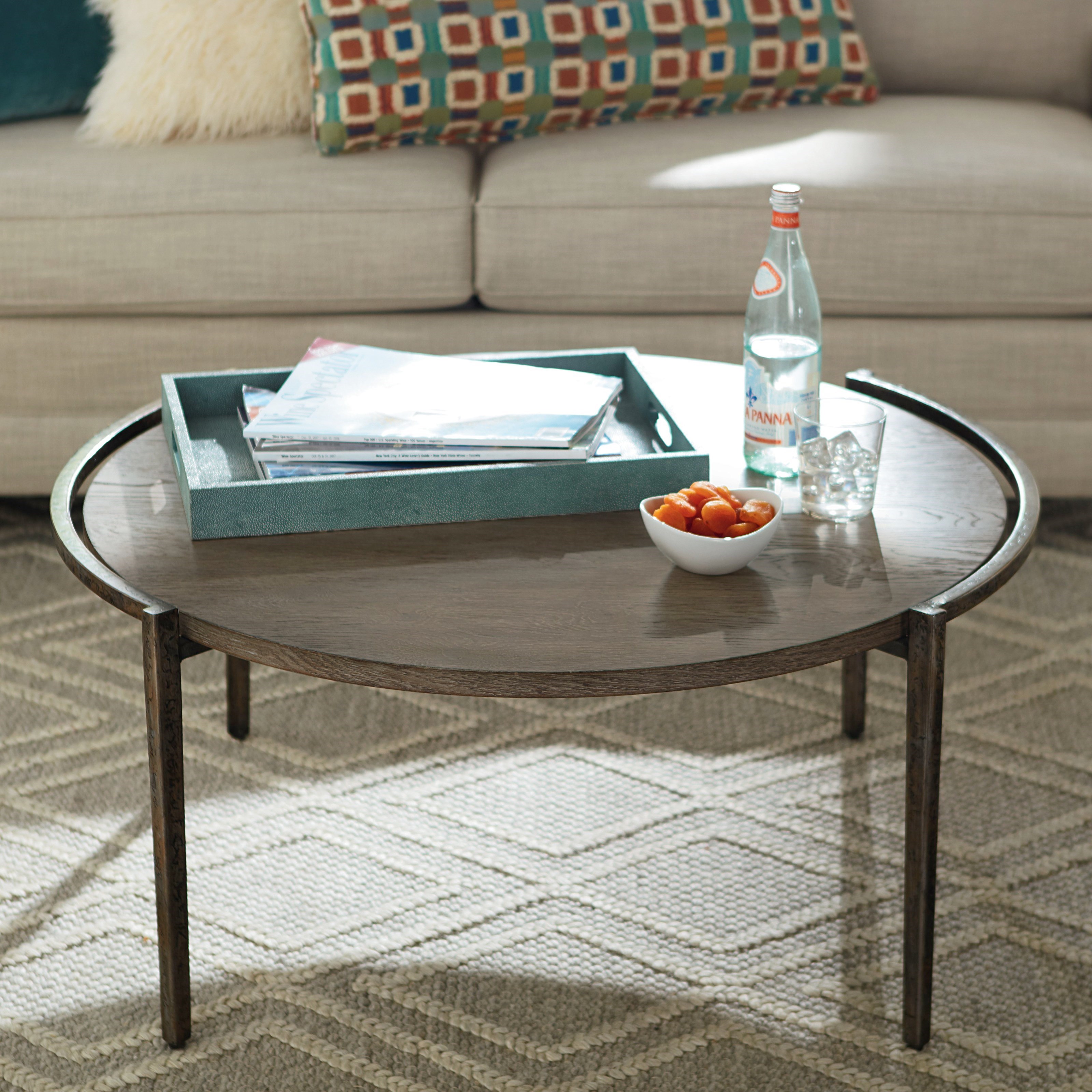 Bassett round cheap coffee table